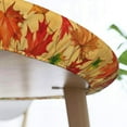 thumbnail image 6 of Autumn Leaves Fall Round Table Cover Waterproof Table Cloth Fitted Tablecloth Elastic Edged Fits Tables Up to 45"-50" Diameter, 6 of 6