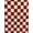 Red/White, variant on 1" Checker Board Print Broadcloth, 60" wide, Sells by the Yard, Red/Black