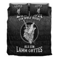 thumbnail image 3 of Juego de Cama Vikingo Lieber Ein Wolf Odins Als Ein Lamm Gottes Bed Set Rlt12, 3 of 5