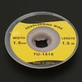 thumbnail image 1 of Desoldering Wire  Solder Wick  Solder Remover  Desoldering Braid Wire  Desoldering Wick 1.5m 1.5mm BGA Solder Wick Desoldering Braid Wire PCB Solder Remover, 1 of 7