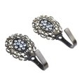 thumbnail image 3 of 2Pcs Cortina De Ventana Ganchos Pañería Tieback Hanger Holder Para home Bronce, 3 of 9
