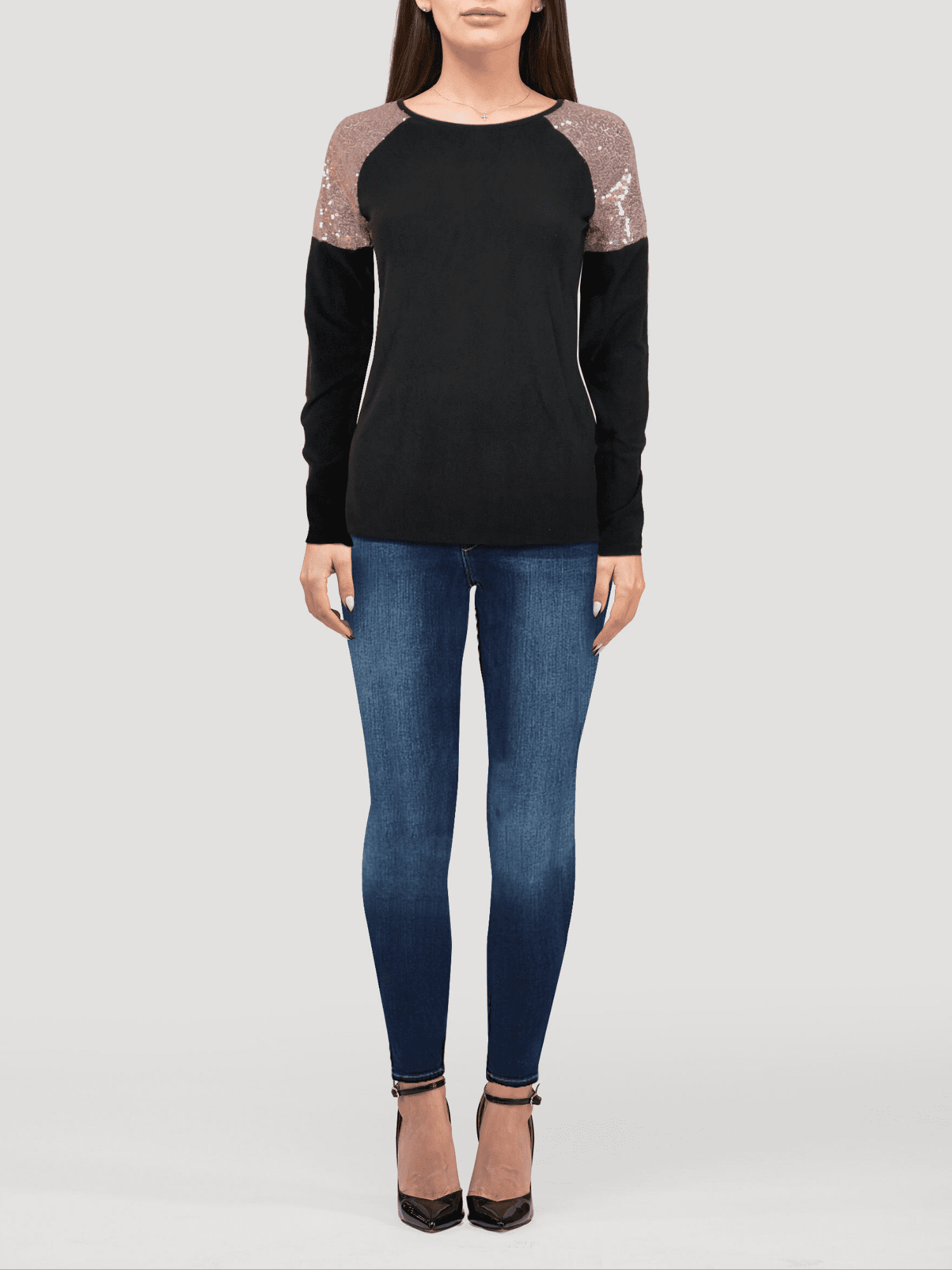 Sonja By Sonja Morgan Women's Brandi Sequin Blouse