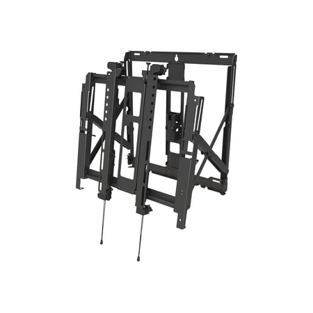 UPC: 0735029302438 | Peerless-AV SmartMount Full Service Video Wall Mount with Quick Release DS-VW755S – Mounting kit (wall mount) – for video wall – black powder coat – screen size: 40 -65  – mounting interface: 400 x 400 mm – wall-mountable