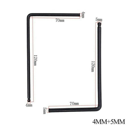 

4mm 5mm Ball End Guitar Truss Rod Tool Allen Wrench for Martin Acoustic Guitar