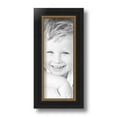 thumbnail image 2 of ArtToFrames 4x10 inch Black Velvet with Gold Picture Frame, Black MDF Poster Frame (4690), 2 of 7
