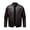 Brown, variant on AZoiNM Men's Faux Leather Jacket Casual Motorcycle Biker Coat Stand Collar Zip Front Lightweight Fashion Outerwear with Zipper Pockets