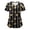 Yellow, variant on Womens Scrubs V-Neck Medical Scrub Top Short Sleeve Plus Size Blouse Workwear Scrubs Cute Cartoon Print Nurse Uniform Shirts with Pockets