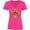 Hot Pink, variant on Inktastic Happy Thanksgiving Cute Turkey in Pilgrim Hat Women's V-Neck T-Shirt
