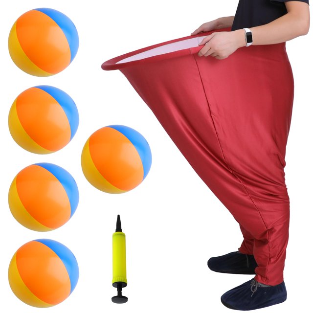 Pantalones Yard Game WAMEIJU Granny Pants Red Tossing Fun