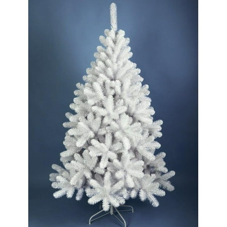 8ft White Christmas Tree Traditional Artificial 800 Imperial Pines Metal