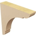 thumbnail image 5 of 2"W x 10"D x 10"H Thin Olympic Rough Cedar Woodgrain TimberThane Corbel, Primed Tan, 5 of 6