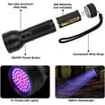 thumbnail image 2 of UV Flashlight Black Light, 51 LED 395 nM Ultraviolet Blacklight Detector for Dog Urine, Pet Stains and Bed Bug，Ultraviolet Light Detector for Invisible Ink Pens, Dog Cat Pet Urine Stain（2 pack）, 2 of 11