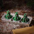 thumbnail image 4 of Lwlmwt Christmas Decorations,Mini Christmas Unscented Tealights, Designs Include Xmas Tree & Santa Shaped Candles.,Christmas Gifts, 4 of 5