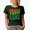 Military Green, variant on Prove Them Wrong Babe, Quote for Your Doubters, Groovy Retro Wavy Text Merch Gift, Black T-Shirt, 3XL