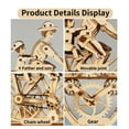 thumbnail image 3 of Music Park 3D Wooden Puzzle Father & Son Bicycle Model Kit Creative Decoration, 3 of 8