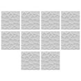 thumbnail image 6 of Goodhd 10Pc 3D Tile Stone Brick Wall Sticker Soft Foam Panels 35*35Cm-White, 6 of 9