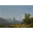 thumbnail image 3 of Heinrich Bürkel 14x11 Black Modern Framed Museum Art Print Titled - Garmisch, the Wetterstein Mountains Beyond, 3 of 5