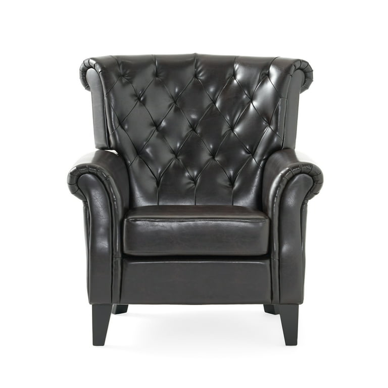 Oversized leather club chair deals