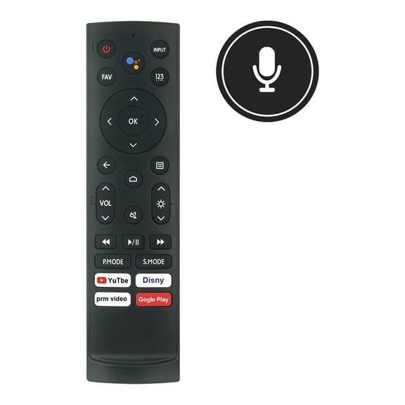 New ERF3AA90H Replace Voice Remote Control compatible with Hisense ERF3AA90H TV PX1-PRO (PX1G)