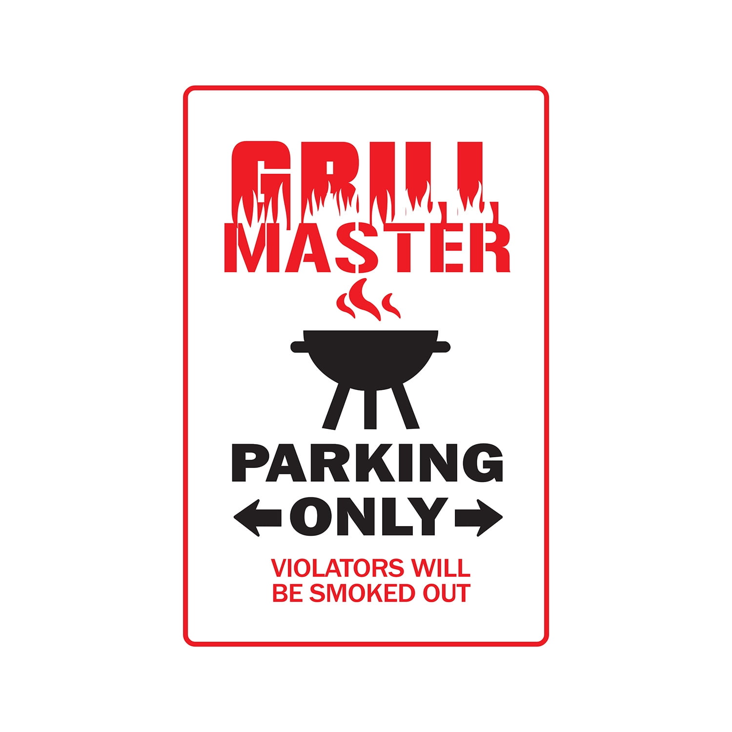 Grill Master Sign Or Decals Bbq Cookout Tailgating Cook Dad Burger Hot Dogs  - Walmart.com