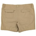 thumbnail image 2 of Croft & Barrow Big & Tall Mens Nolan Beige Side Elastic Twill Cargo Shorts 52, 2 of 2