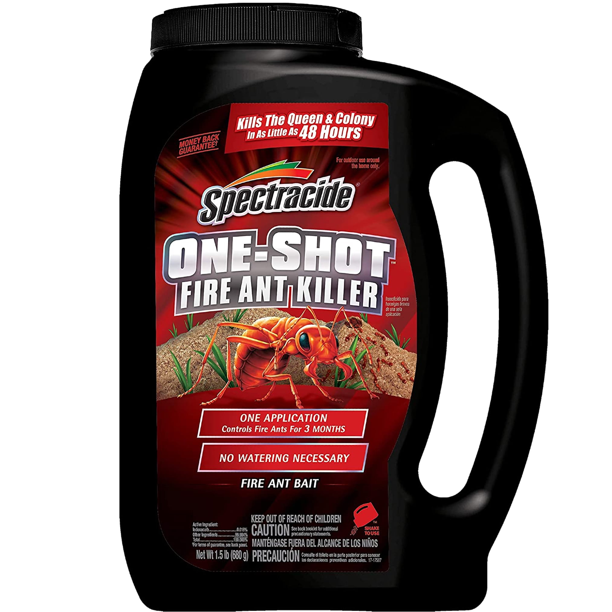 Spectracide OneShot Fire Ant Killer Granules, Ready to Use, 1.5 Pound