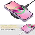 thumbnail image 6 of Compatible with iPhone 13 Case for Women Men Heart Design Soft TPU Slim Protective Phone Case for iPhone 13 6.1" (Lavender), 6 of 11