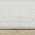 thumbnail image 4 of Oriental Weavers Montecito Area Rug - 094W8 - 2'3" x 7'6" - in White/ Grey - Classic Casual Style, Stain Resistant, Family and Pet Friendly , Entryway, Hallway Runner Rug, 4 of 5