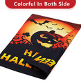 thumbnail image 5 of Halloween Decorations Garden Flag - 100% Polyester Halloween House Yard Flag, Trick or Treat Candy Pumpkin Outdoor Decorative, Vivid Color Beautiful Seasonal Holiday Fall, 18" H x 12.5" W, 5 of 7