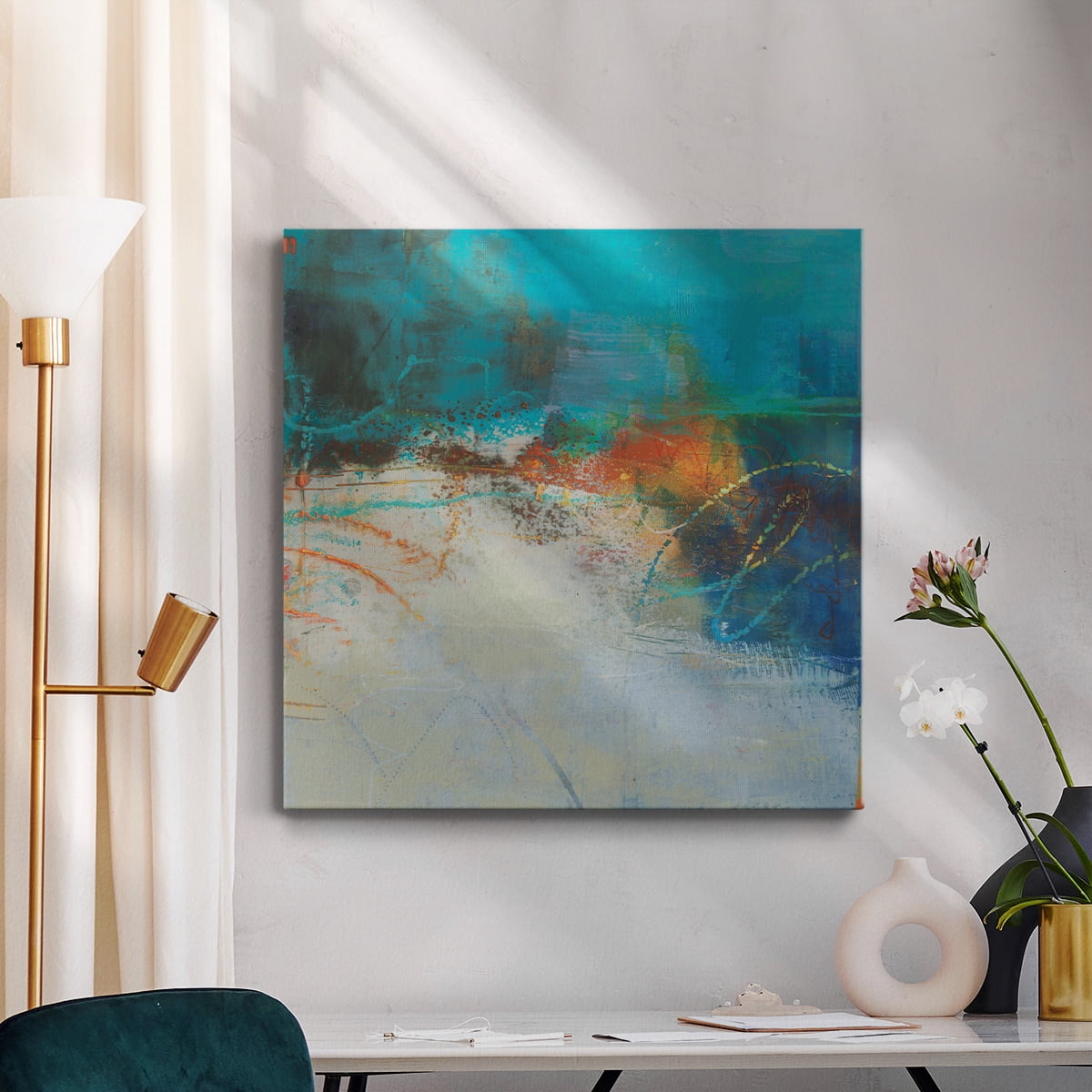 Wexford Home Keek I-Premium Gallery Wrapped Canvas, 24" x 24" - Ready to Hang