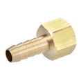 thumbnail image 4 of Uxcell Brass 5/16 Barbed x 1/4NPT Female Thread Barb Hose Fitting 2 Pack, 4 of 6