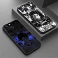 thumbnail image 2 of Funda de teléfono de Anime Titan Levi Ackermans para iphone 14 12 Pro 13 Mini 11 Pro Max XS X XR 6 6s 7 8 14 Plus SE 5 5s, carcasa negra Fivean unisex, 2 of 2