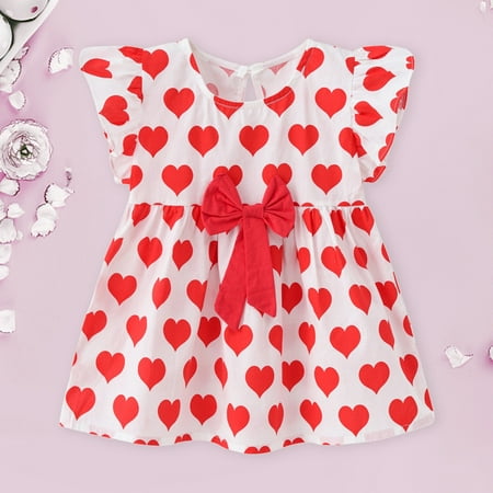

GERsome Toddler Kids Girls Princess Dress Floral Casual Dress Girls Party Dres