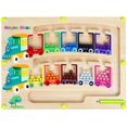 thumbnail image 1 of Juego de rompecabezas de madera Magnetic Color & Number Maze Montessori, 1 of 7