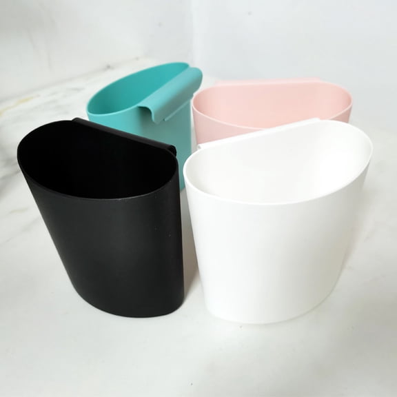 Storage Bins Pantry Organizers - White Plastic, Durable Water-Resistant Design, Multi-Purpose Kitchen Containers, Modular Home Organization System