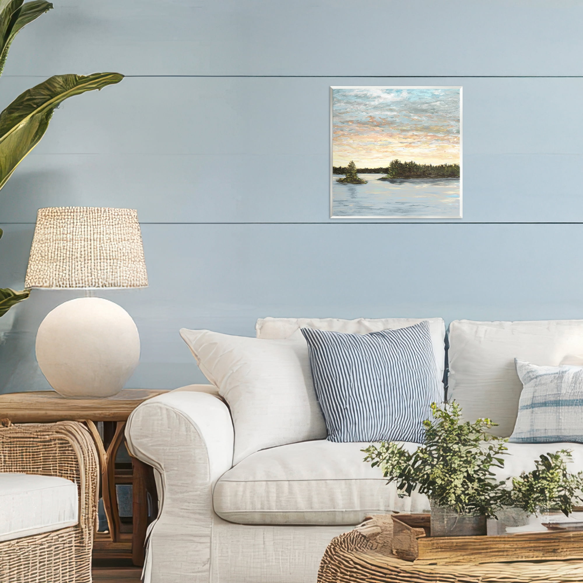 Stupell Industries Lake Shore at Sundown Wall Plaque Art, design by Julie DeRice