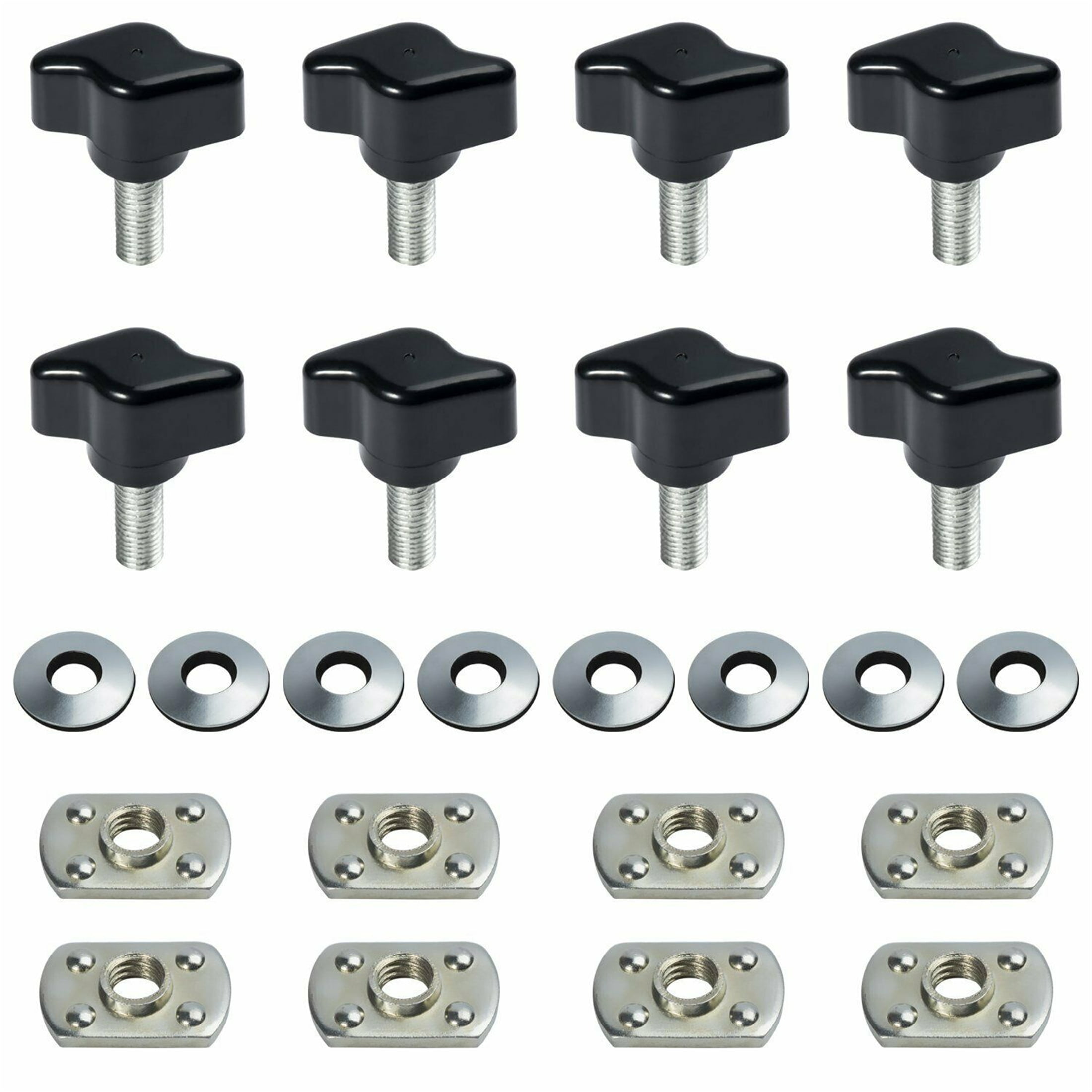 Jeep Wrangler Universal Easy On Off Hard Top Fasteners Nuts Bolts for YJ TJ  JK 