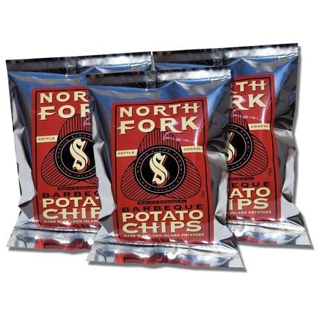 North Fork Potato Chips From Long Island, NY | BBQ | 6 Oz - Pack of 3