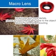 thumbnail image 5 of KINGMAS Lente ojo de pez universal 3 en 1, lente de clip macro Kit de lente de cámara gran angular para iPad iPhone Samsung Android y la mayoría de los teléfonos inteligentes (rojo), 5 of 5