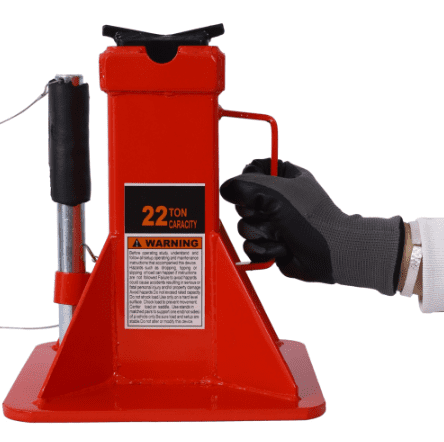 22 Ton/44,000 lb Heavy Duty Pin Type Professional Car Jack Stand with Lock, Red