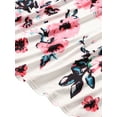 thumbnail image 6 of Niuer Mommy and Me Dresses Casual Floral Family Outfits Summer Matching Flower Maxi Long Dress Sundress, 6 of 7