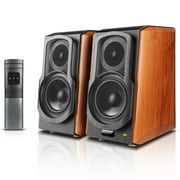 Edifier S1000W 120W Wireless Bluetooth Surround Sound Speakers, Wood, 2 Count