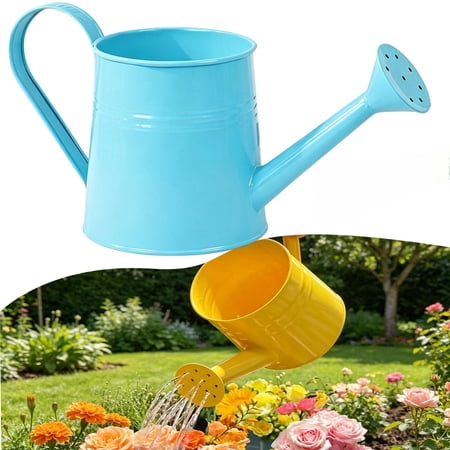 White Metal Watering Can - White Watering Can, 2026 New Stainless Steel Vintage Plant Sprinkler Pot, Large Capacity Irrigation Kettle for Home Garden Yard