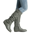 thumbnail image 3 of DREAM PAIRS Women's Knee High Low Hidden Wedge Boots, 3 of 7