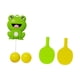 thumbnail image 4 of Entrenador de tenis de mesa Colamx con forma de rana colgante altura ajustable juguete interactivo 2 bolas, 4 of 8