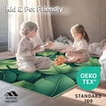 thumbnail image 4 of ODIKA 2'x3' Machine Washable Non-Slip Area Rug, Eclectic Greenery Theme High Traffic Rug, Green, 30887, 4 of 5