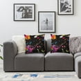 thumbnail image 2 of Abstract Graffiti Pillow Cover Decoration Pillow Cushion Cover Sofa Living Room Bed Sofa Car Pillow Cover Colored Neon Lights Paint Splashing  1 Set 2, Various Sizes, 2 of 7