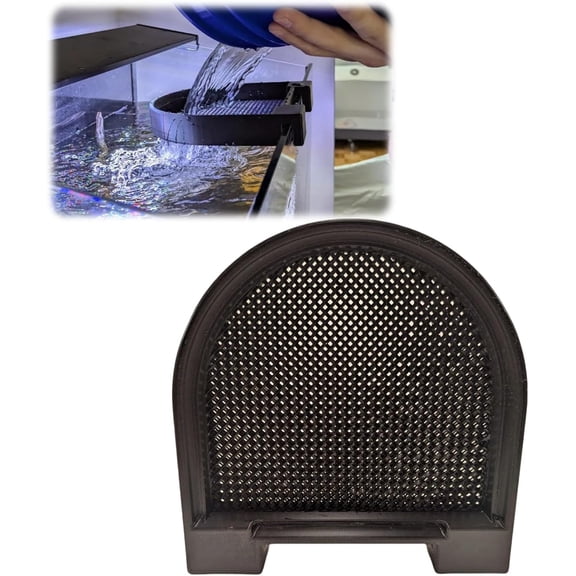 Stress-Free Fish Tank Water Changer Diffuser,Oversized Bucket Tip Diffuser for Rimless Aquariums (6mm), Gentle Flow, Fish Safe Water Change Tool, Lightweight 109g