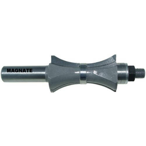 Magnate 5869 Finger Nail with Center Bearing Router Bit — 13/4