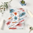 thumbnail image 6 of 3 Piece Bath Towels Set Bath Towel, Hand Towel and Face Towel for Bathroom, Gym, Hotel Pastel Watercolor Floral Pattern, 6 of 8